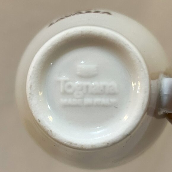 Set of 2 Lavazza Espresso Coffee Cup Saucer Set Made in Italy Tognana Porcellane - Picture 4 of 8